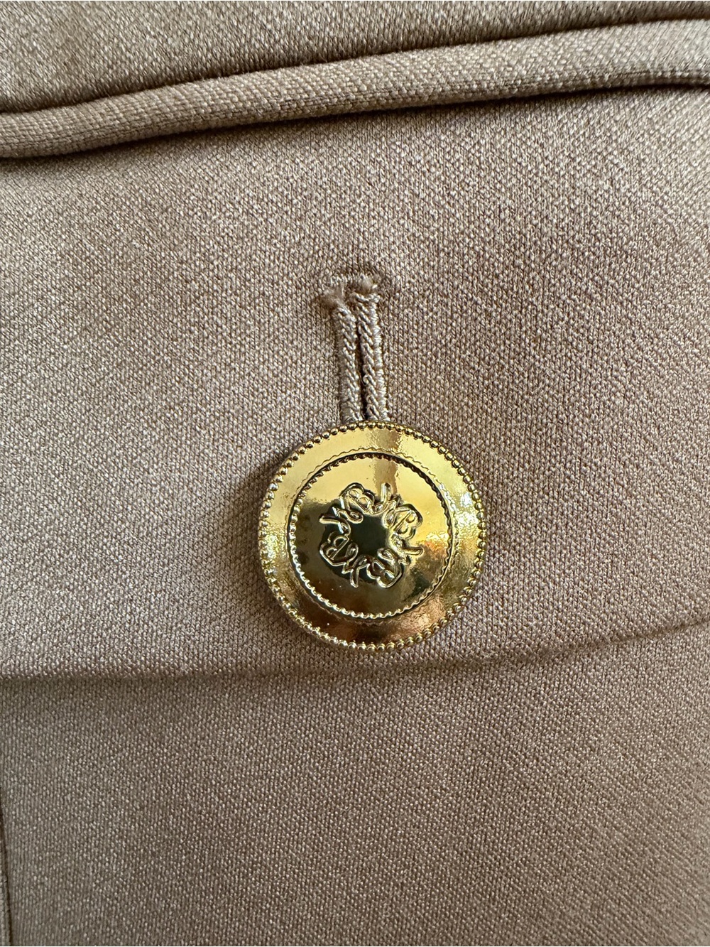 WHBM camel gold button jacket - Picture 8 of 11